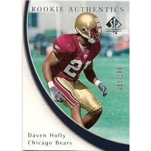 2005 Upper Deck SP Authentic Daven Holly Rookie Authentics 061/100