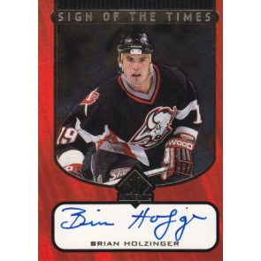 1997-98 Upper Deck SP Authentic Brian Holzinger Sign of the Times