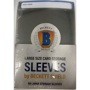 Beckett Shield Semi-Rigid Thick Sleeves Storage (50 pack) - NEW!