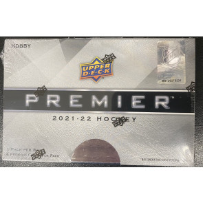 2021-22 Upper Deck Premier Hockey Hobby Box - AVAILABLE IN STORE ONLY - VISIT STORE OR CALL FOR PRICING 