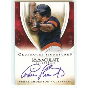 2014 Panini Immaculate Andre Thornton Signatures 08/99