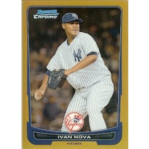 2012 Bowman Chrome Ivan Nova Gold Refractor 22/50