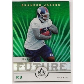 2005 Upper Deck Reflections Brandon Jacobs Future Reflections Rookie 38/75