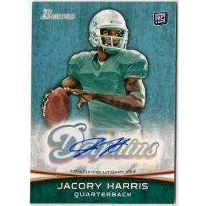 2012 Bowman Signatures Jacory Harris Autograph Rookie