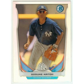 2014 Bowman Chrome Prospects Refractor #BCP56 Gosuke Katoh 319/500 Yankees