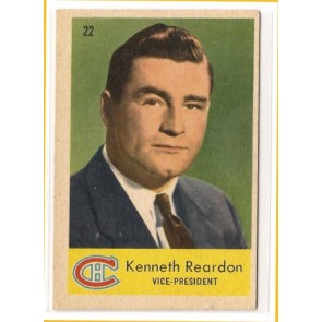 1959-60 Topps Kenneth Reardon Single VG-EX Condition