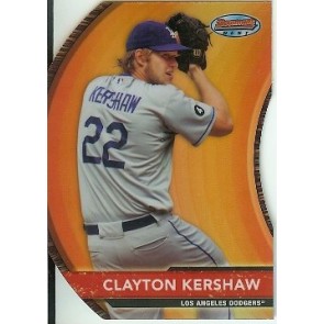 2012 Bowman's best Clayton Kershaw Diecut Refractor 86/99