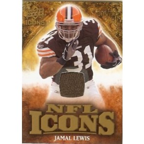 2009 Upper Deck Icons Jamal Lewis Game Worn Jersey 136/299