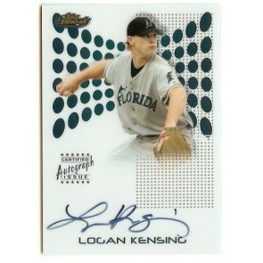 2004 Topps Finest Logan Kensing Autograph Rookie