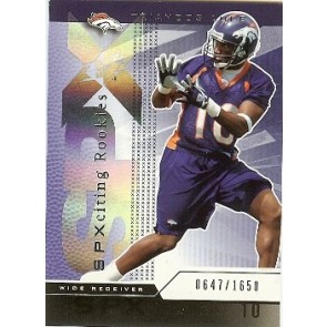 2004 Upper Deck SPX Triandos Luke Rookie 0647/1650