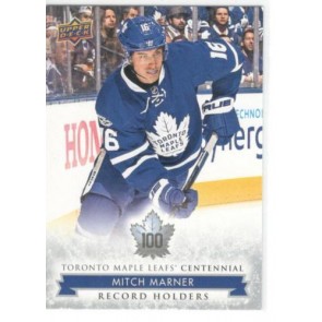 2017-18 Upper Deck Toronto Maple Leafs Centennial Mitch Marner 148 High Number SP