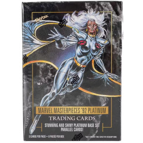 2024 Upper Deck Marvel Masterpieces '92 Platinum Blaster Box Factory Sealed 