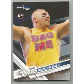 MOJO RAWLEY RC ROOKIE 2017 TOPPS WWE WRESTLING SILVER PARALLEL 23/25