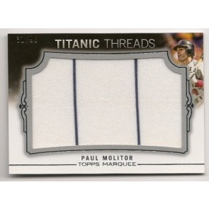 2011 Topps Marquee Titanic Threads Paul Molitor 31/99