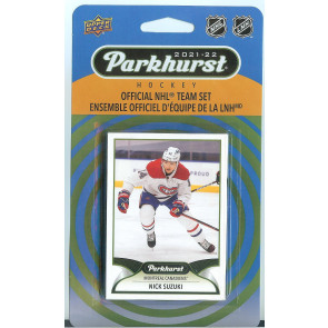 2021-22 UD Parkhurst Montreal Canadiens Team Set Cole Caufield Rookie RC