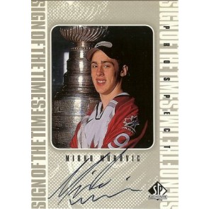 1998-99 Upper Deck SP Authentic Mirko Murovic Sign of the Times Autograph