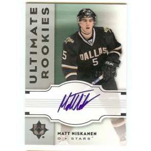2007-08 Upper Deck Ultimate Matt Niskanen Autograph Rookie 387/399