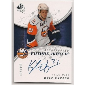 2008-09 Upper Deck SP Authentic Kyle Okposo Autographed Future Watch Rookie 026/999