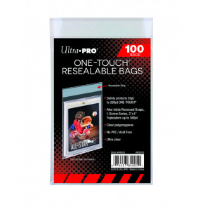 Ultra Pro One Touch Resealable Sleeves 100 Pack (10 Lot)