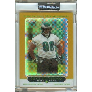 2005 Topps Chrome Mike Patterson Rookie XFractor 049/399