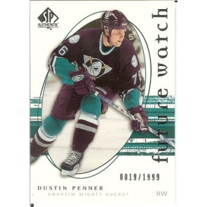 2005-06 Upper Deck SP Authentic Dustin Penner Future Watch 0019/1999