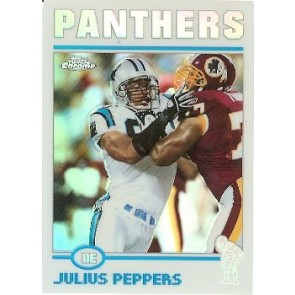 2004 Topps Chrome Julius Peppers Refractor