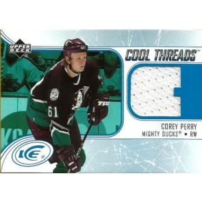 2005-06 Upper Deck Ice Corey Perry Cool Threads Game Worn Jersey