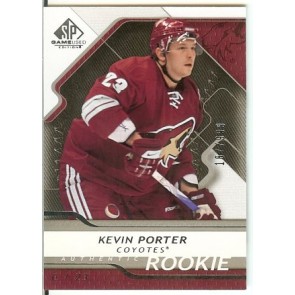 2008-09 Upper Deck SP Game Used Kevin Porter Rookie 187/999