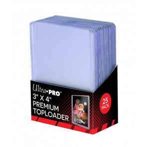 Ultra Pro 3x4 Premium Top Loaders 25 Count Pack