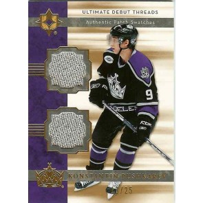 2006-07 Upper Deck Ultimate Konstantin Pushkarev Ultimate Debut Threads Swatches Patch 13/25