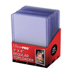 Ultra Pro 3x4 Top Loaders 25 Count Pack (5 Lot)