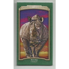 2017 Upper Deck Goodwin Cloth Lady Luck Mini #'d 15/25 Rhino Card #16