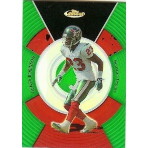 2005 Topps Finest Dunta Robinson Green Refractor 156/199