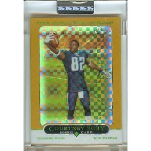 2005 Topps Chrome Courtney Roby Rookie XFractor 383/399