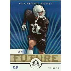 2005 Upper Deck Reflections Stanford Routt Blue 55/99 Rookie 