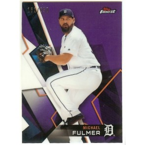 2018 Topps Finest Purple Refractor #68 Michael Fulmer 152/250 Detroit Tigers