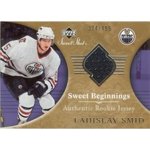 2006-07 Upper Deck Sweet Shot Ladislav Smid Sweet Beginnings Rookie Jersey 324/499