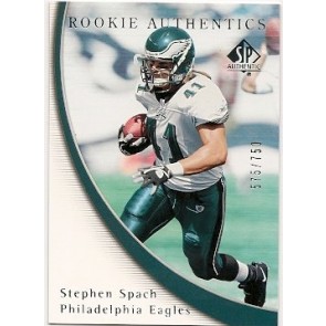 2005 Upper Deck SP Authentic Stephen Spach Rookie Authentics 575/750
