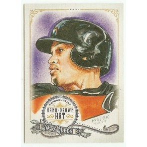 2017 Topps Gypsy Queen Giancarlo Stanton Hand-Drawn Art Reproduction GQAR-GS2 