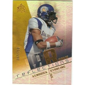 2004 Upper Deck Reflections Kendrick Starling Rookie 083/750
