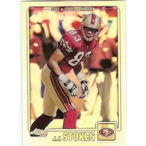 2001 Topps Chrome J.J. Stokes Refractor 890/999