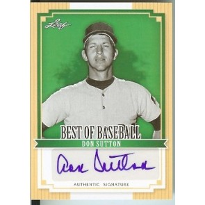 2012 Leaf Best of Baseball Don Sutton Autograph