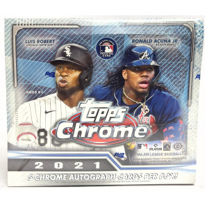 2021 Topps Chrome Baseball Jumbo Box Factory Sealed
