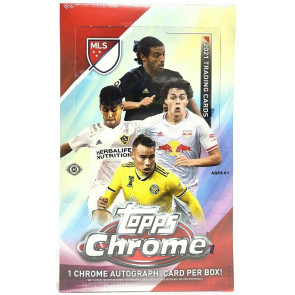 2021 Topps Chrome MLS Soccer Factory Sealed HOBBY Box-Chrome AUTOGRAPH ---HOT!!