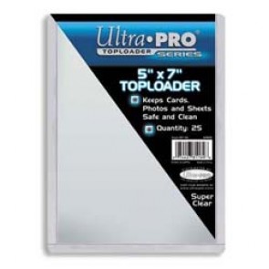 Ultra Pro 5x7 Top Loaders 10 Count Pack