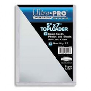 Ultra Pro 5x7 Top Loaders 25 Count Pack - Bundle Sealed