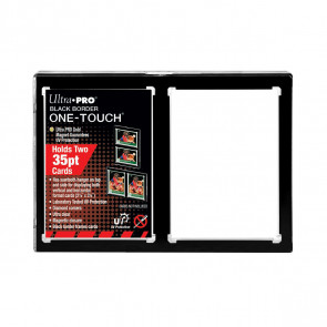 Ultra Pro Black Frame Magnetic 2 Card
