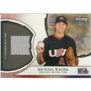 2011 Bowman Sterling Michael Wacha Refractor Relic Card 