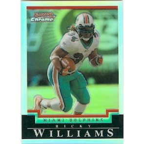 2004 Bowman Chrome Ricky WilliamsRefractor 349/500