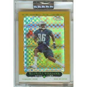 2005 Topps Chrome Roydell Williams Rookie XFractor 378/399